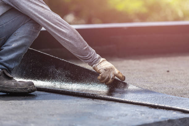 Professional Waterproofing technician working in Long Branch, NJ